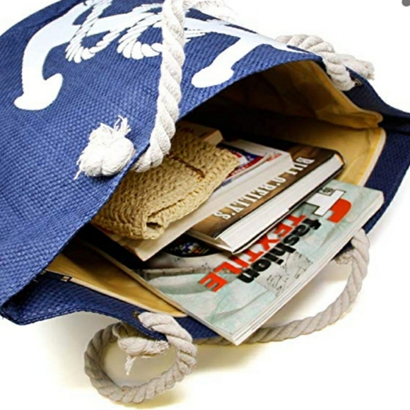XL Anchor Tote/Beach Bag - Picture 6 of 11